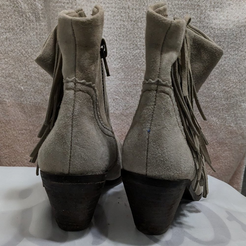 Sam Edelman Louie suede fringe bootie size 6.5 - Picture 3 of 7